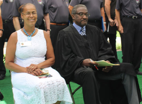 County Council's Yvonne Conwell and Judge Oliver Solomon Jr.